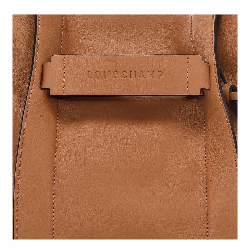 Longchamp 3D S Crossbody Veske Dame Beige Norge | 10215HCV016