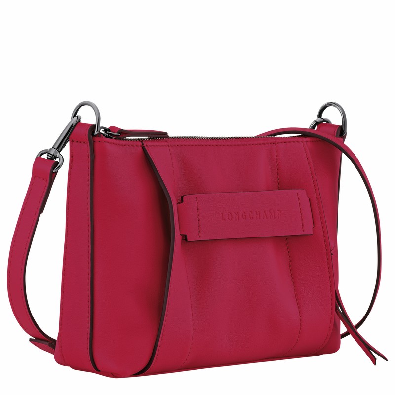 Longchamp 3D S Crossbody Veske Dame Fuchsia Norge | 10199HCVJ13