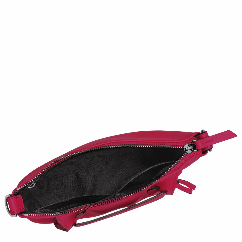 Longchamp 3D S Crossbody Veske Dame Fuchsia Norge | 10199HCVJ13