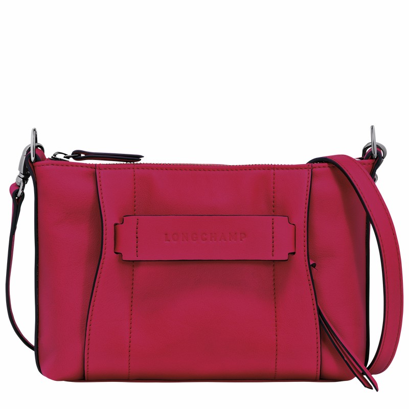 Longchamp 3D S Crossbody Veske Dame Fuchsia Norge | 10199HCVJ13