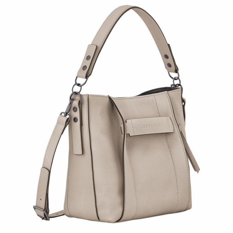 Longchamp 3D S Crossbody Veske Dame Grå Norge | 10215HCV299