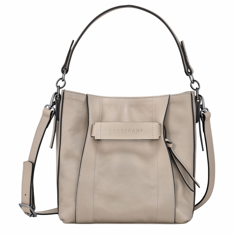 Longchamp 3D S Crossbody Veske Dame Grå Norge | 10215HCV299