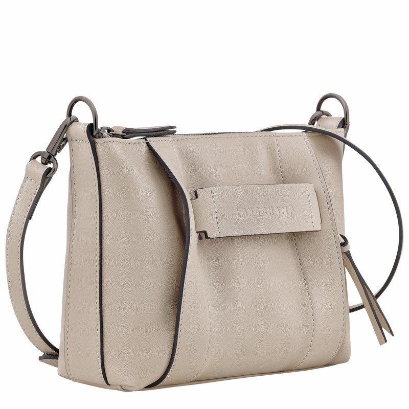 Longchamp 3D S Crossbody Veske Dame Grå Norge | 10199HCV299