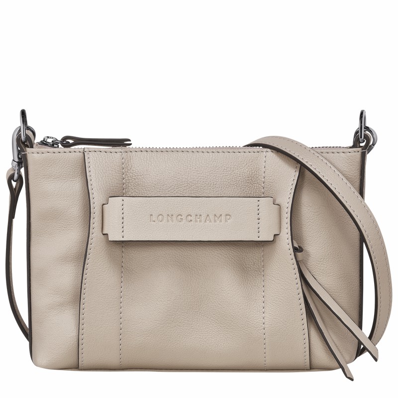 Longchamp 3D S Crossbody Veske Dame Grå Norge | 10199HCV299