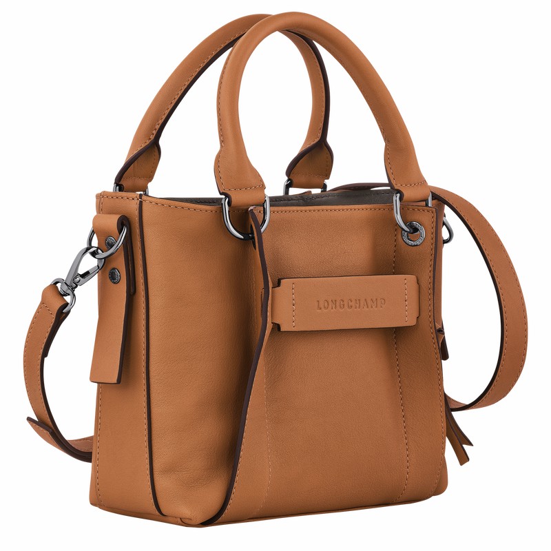 Longchamp 3D S Håndveske Dame Beige Norge | 10197HCV016