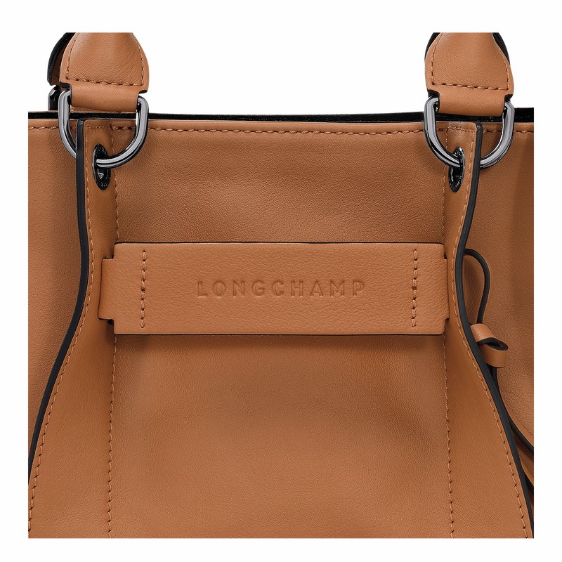 Longchamp 3D S Håndveske Dame Beige Norge | 10197HCV016