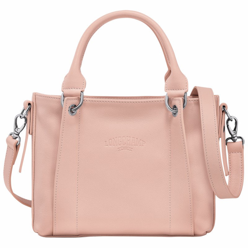 Longchamp 3D S Håndveske Dame Beige Norge | 10197HFA542