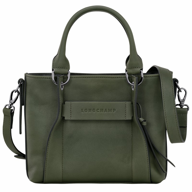 Longchamp 3D S Håndveske Dame Khaki Norge | 10197HCV292