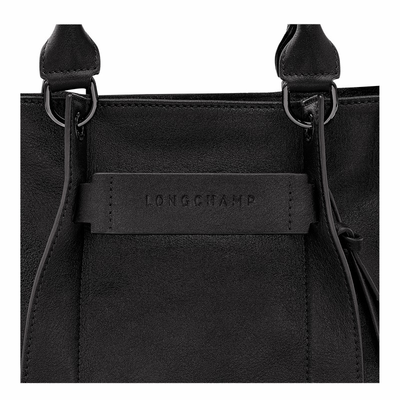 Longchamp 3D S Håndveske Dame Svarte Norge | 10197HCV001