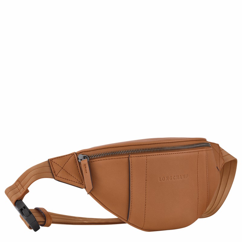 Longchamp 3D S Midjeveske Dame Beige Norge | 20054HCV016