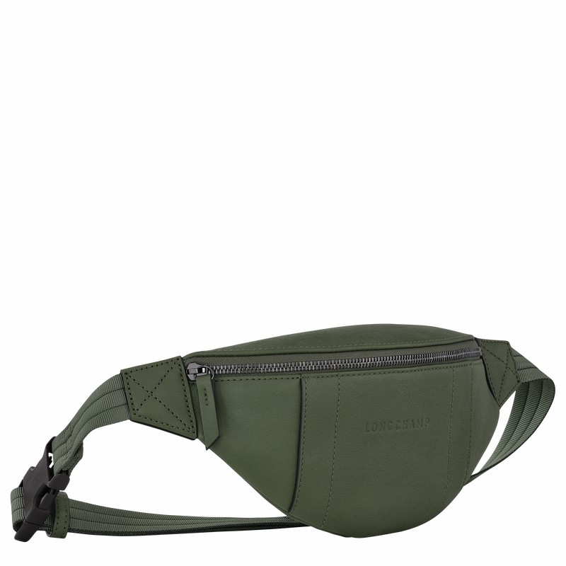 Longchamp 3D S Midjeveske Dame Khaki Norge | 20054HCV292