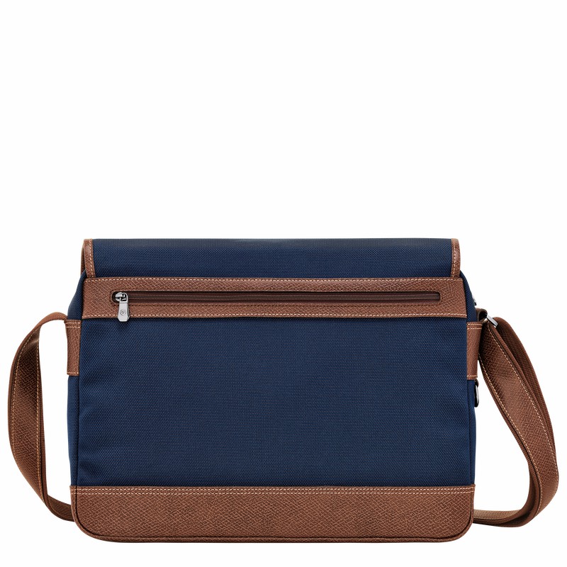 Longchamp Boxford L Crossbody Veske Herre Blå Norge | L2824080127