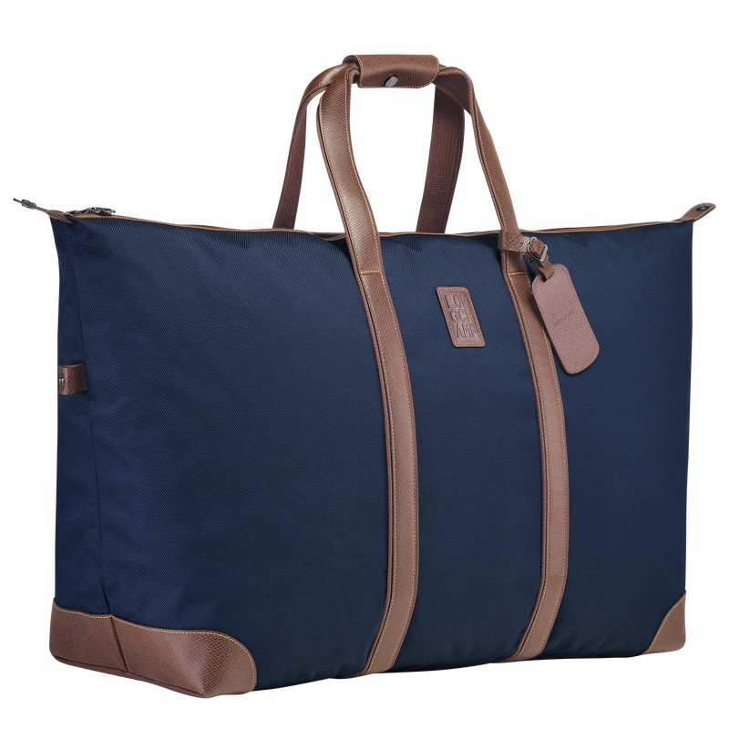 Longchamp Boxford L Reiseveske Dame Blå Norge | L1223080127