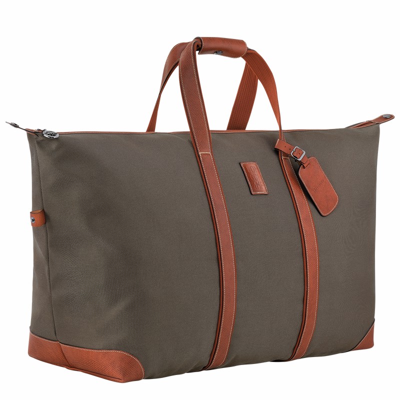 Longchamp Boxford L Reiseveske Dame Brune Norge | L1223080042