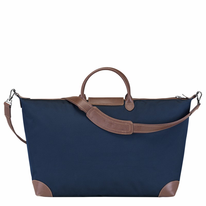 Longchamp Boxford M Reiseveske Dame Blå Norge | L1625080127