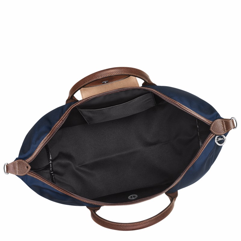 Longchamp Boxford M Reiseveske Dame Blå Norge | L1625080127