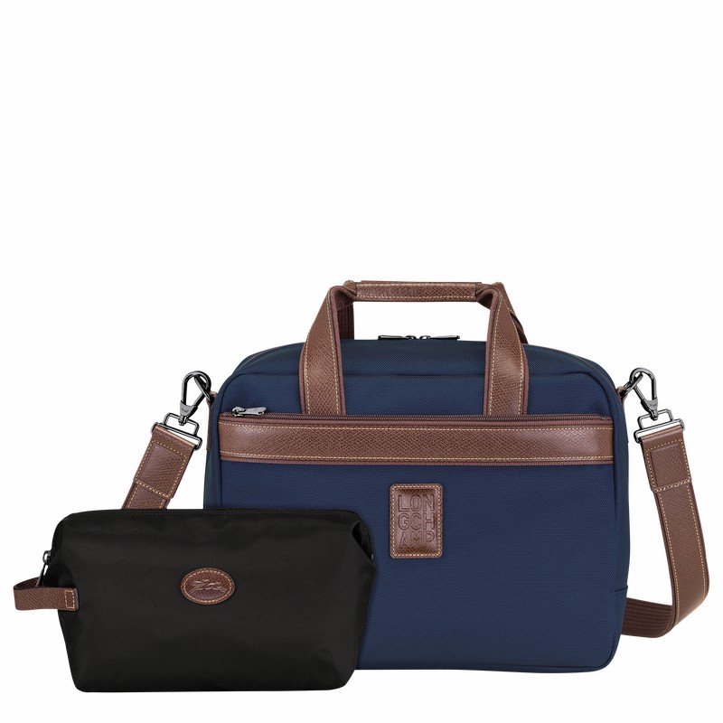 Longchamp Boxford S Reiseveske Dame Blå Norge | L1658080127