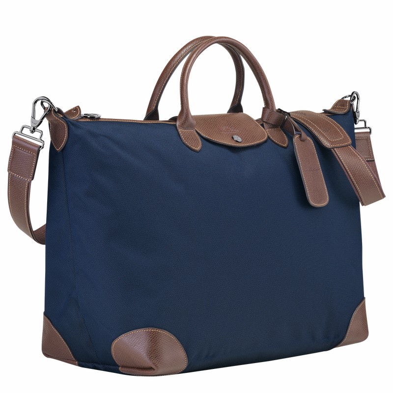 Longchamp Boxford S Reiseveske Dame Blå Norge | L1624080127