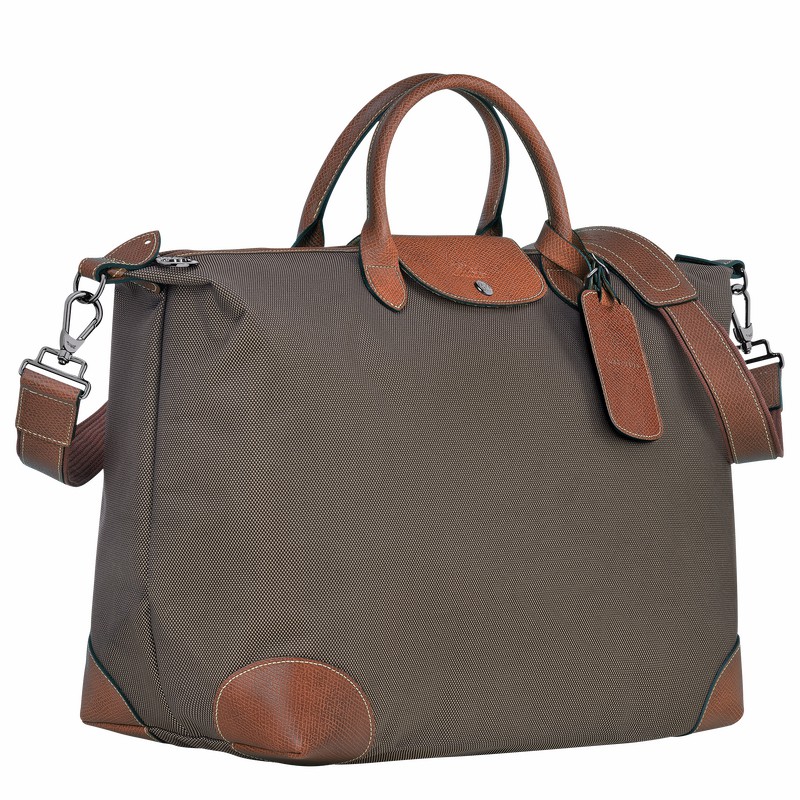 Longchamp Boxford S Reiseveske Dame Brune Norge | L1624080042