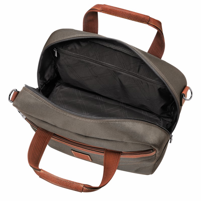 Longchamp Boxford S Reiseveske Herre Brune Norge | L1658080042-