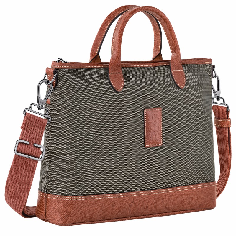 Longchamp Boxford S Stresskoffert Dame Brune Norge | 20032080042