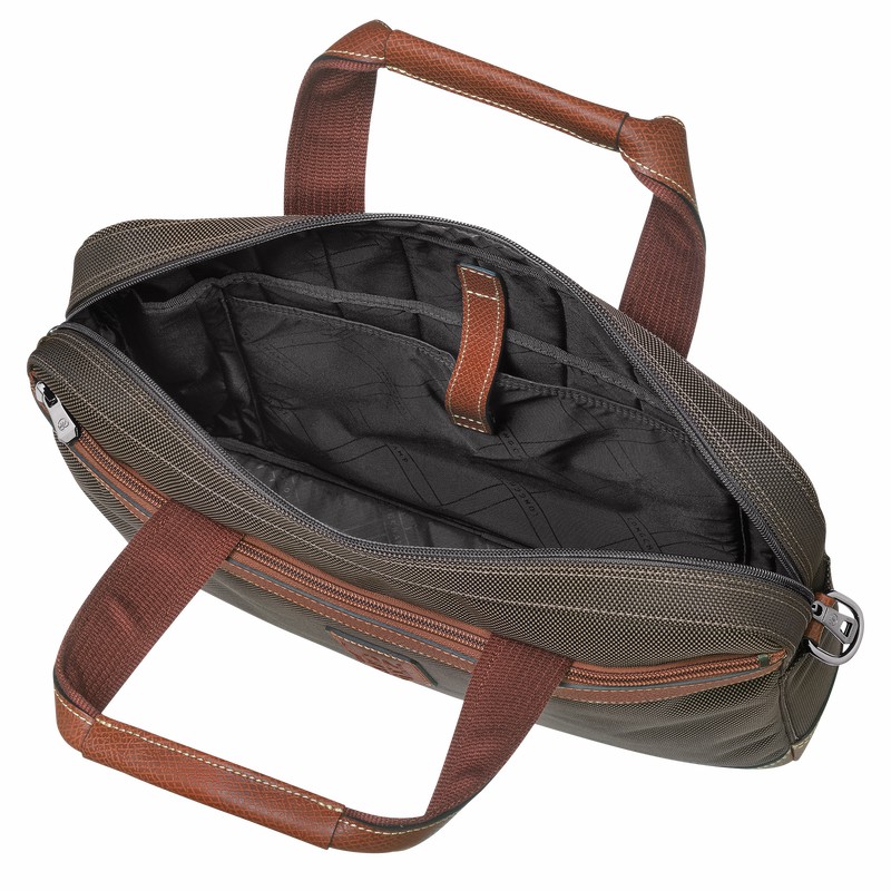 Longchamp Boxford S Stresskoffert Herre Brune Norge | L1486080042