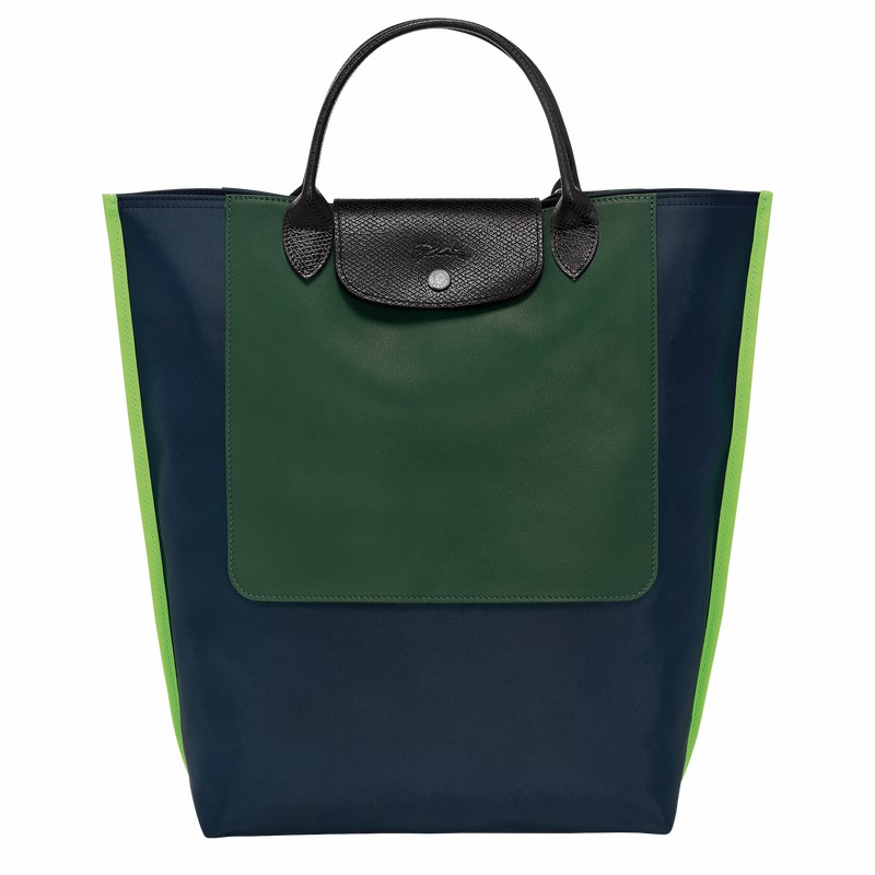 Longchamp Cabas Longchamp M Tote Veske Dame Marineblå Norge | 10264093006