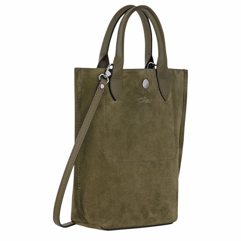 Longchamp Cabas Longchamp XS Tote Veske Dame Khaki Norge | 10276HFO292