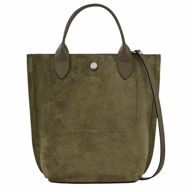 Longchamp Cabas Longchamp XS Tote Veske Dame Khaki Norge | 10276HFO292