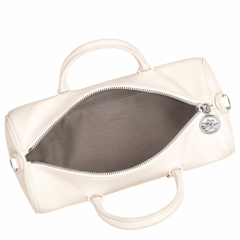 Longchamp Daylong M Håndveske Dame Hvite Norge | 10271HFK037