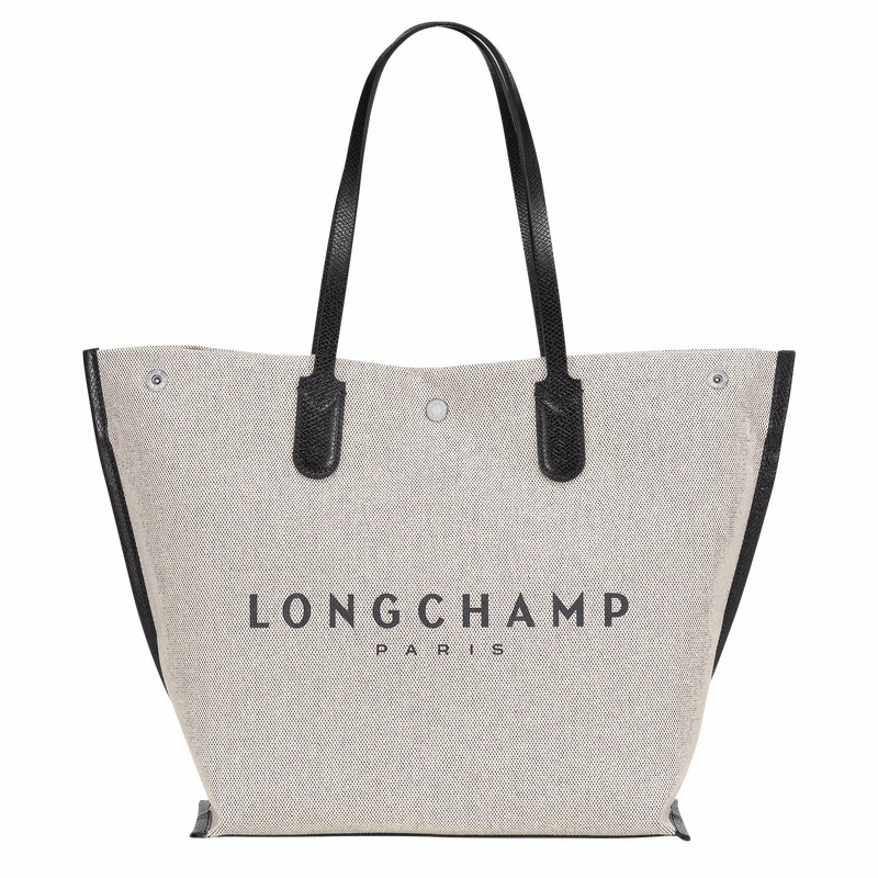 Longchamp Essential L Tote Veske Dame Hvite Norge | 10090HSG037