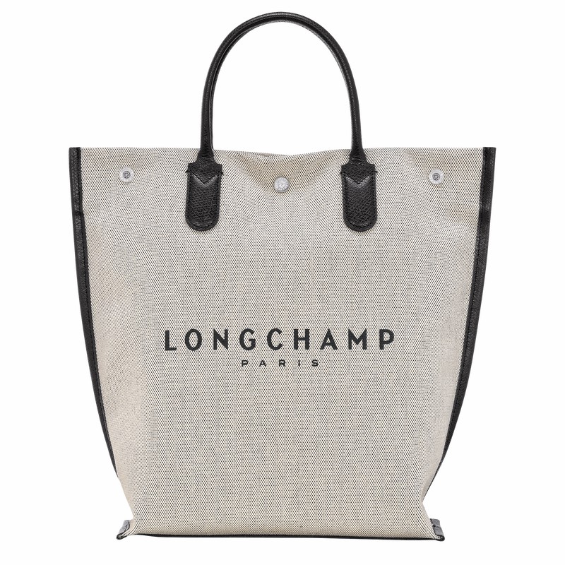 Longchamp Essential M Tote Veske Dame Hvite Norge | 10211HSG037