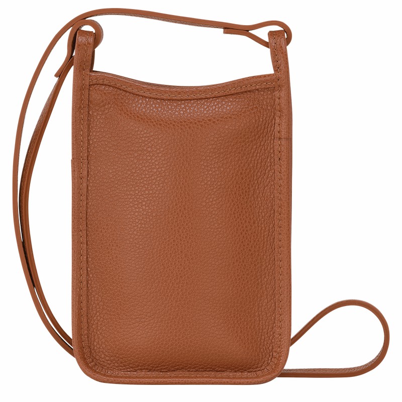 Longchamp Le FOULONNÉ Deksel Herre Caramel Norge | 34200021121-