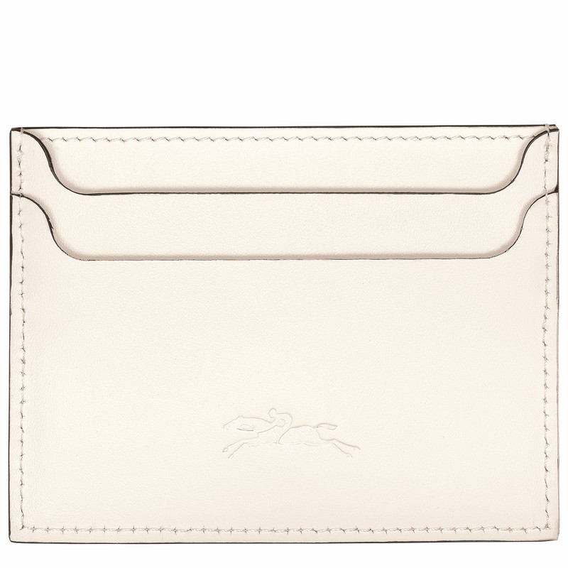 Longchamp Le FOULONNÉ Kortholder Dame Hvite Norge | L3218HFI037