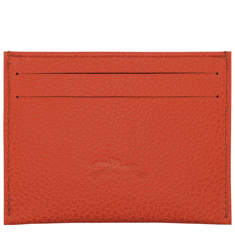 Longchamp Le FOULONNÉ Kortholder Dame Oransje Norge | L3218021685