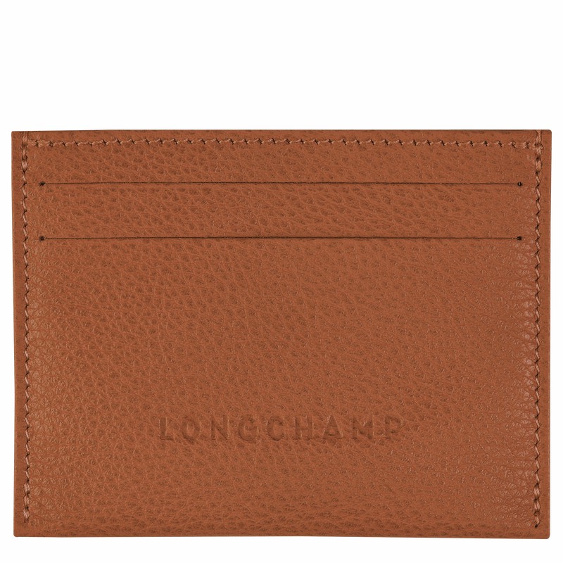 Longchamp Le FOULONNÉ Kortholder Herre Caramel Norge | L3218021121-