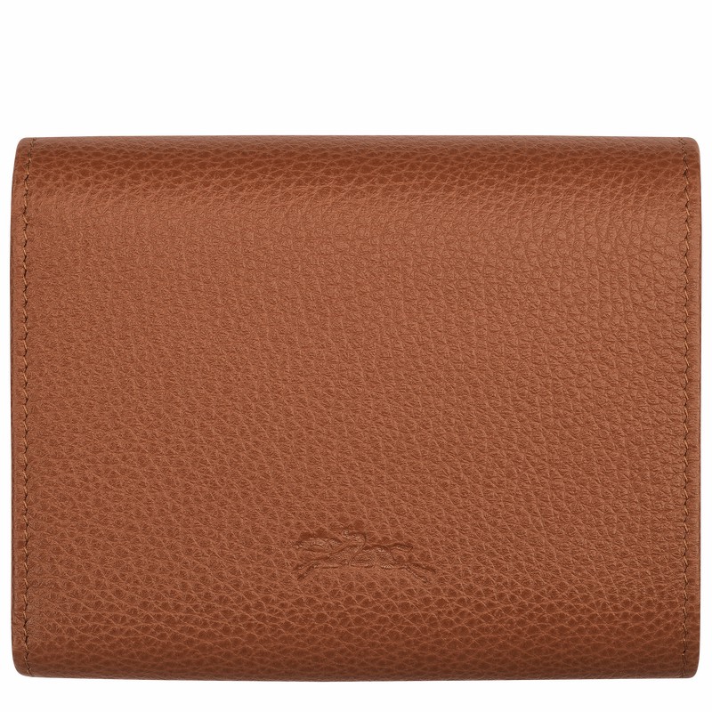 Longchamp Le FOULONNÉ Lommebok Dame Caramel Norge | 30021021121