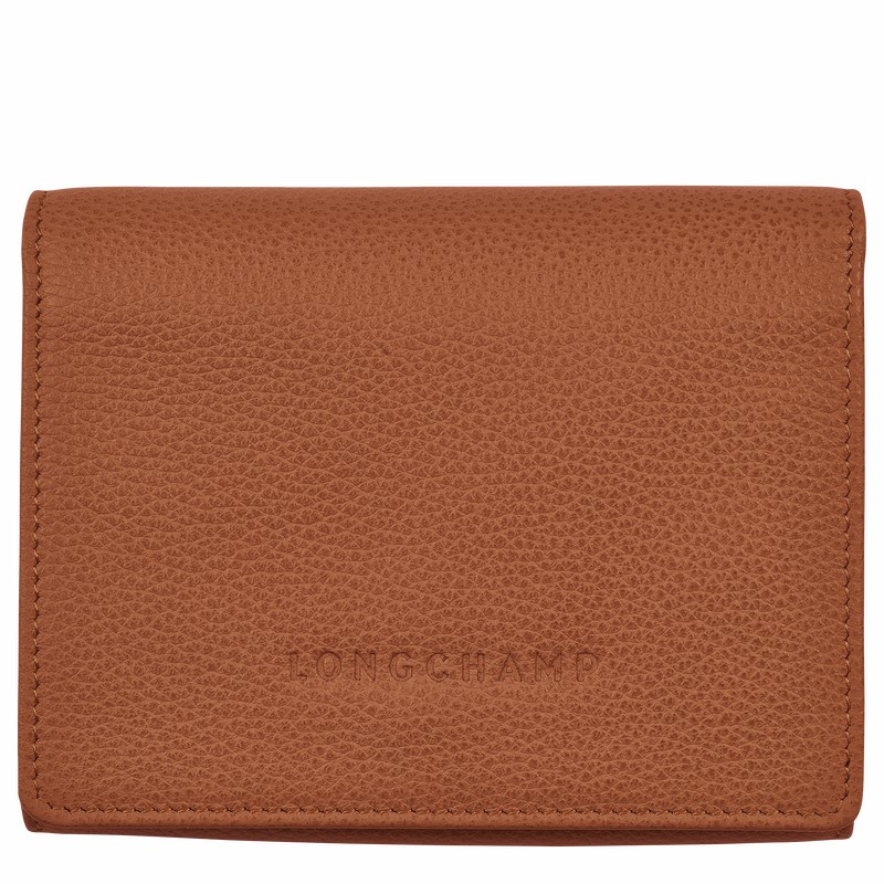 Longchamp Le FOULONNÉ Lommebok Dame Caramel Norge | 30021021121