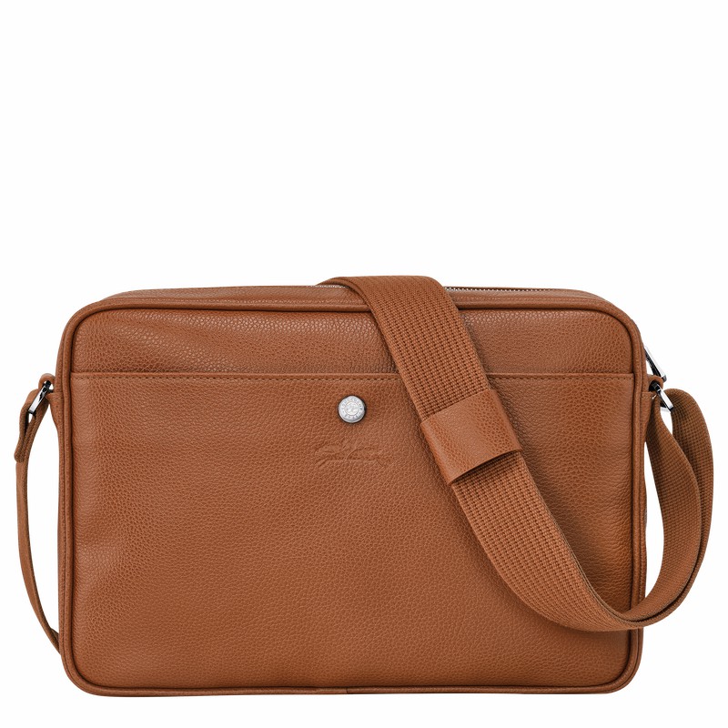 Longchamp Le FOULONNÉ M Bøtteposer Herre Caramel Norge | 20044021F72