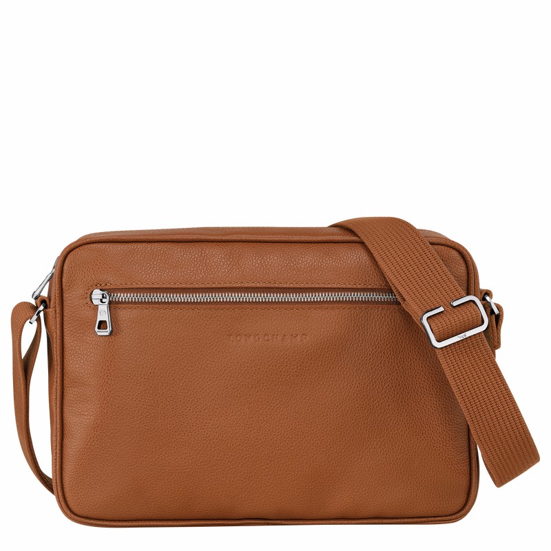 Longchamp Le FOULONNÉ M Bøtteposer Herre Caramel Norge | 20044021F72