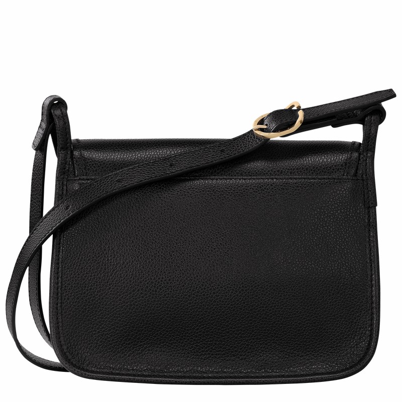 Longchamp Le FOULONNÉ M Crossbody Veske Dame Svarte Norge | 10135021001