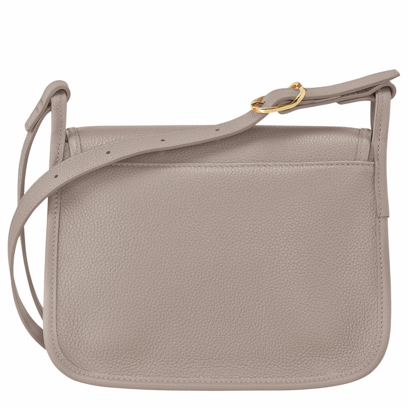 Longchamp Le FOULONNÉ M Crossbody Veske Dame Grå Norge | 10135021P55