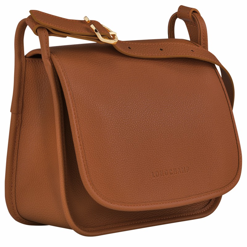 Longchamp Le FOULONNÉ M Crossbody Veske Dame Caramel Norge | 10135021121