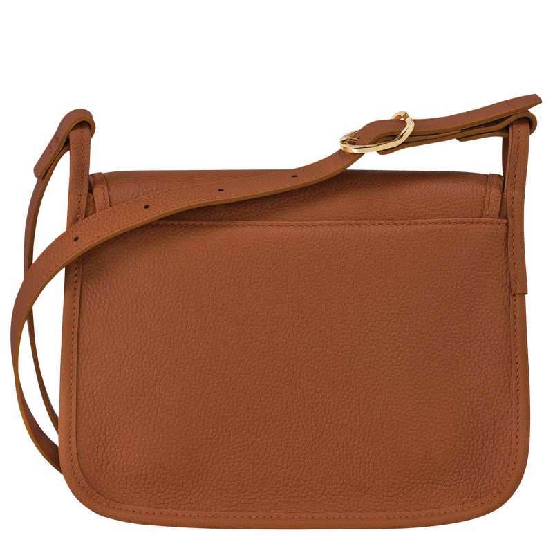 Longchamp Le FOULONNÉ M Crossbody Veske Dame Caramel Norge | 10135021121