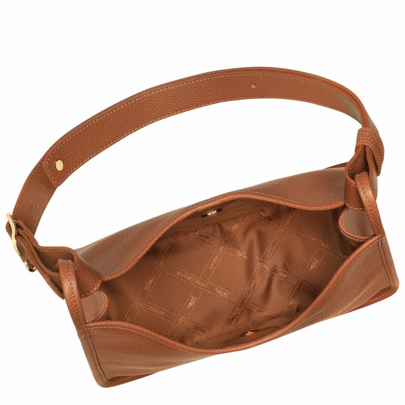 Longchamp Le FOULONNÉ M Hobo Veske Dame Caramel Norge | 10155021121