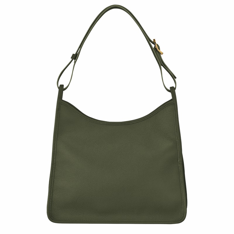 Longchamp Le FOULONNÉ M Hobo Veske Dame Khaki Norge | 10155021892