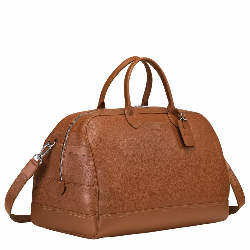 Longchamp Le FOULONNÉ M Reiseveske Dame Caramel Norge | L1302021F72