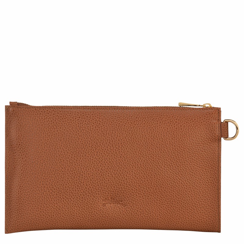 Longchamp Le FOULONNÉ Pouches Dame Caramel Norge | L2541021121