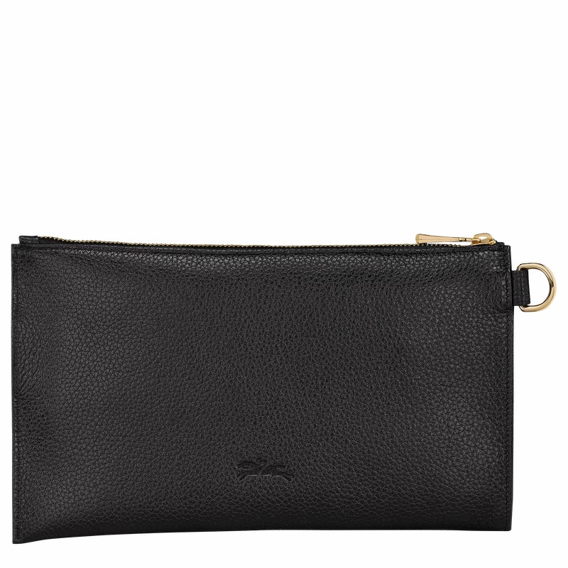 Longchamp Le FOULONNÉ Pouches Dame Svarte Norge | L2541021001