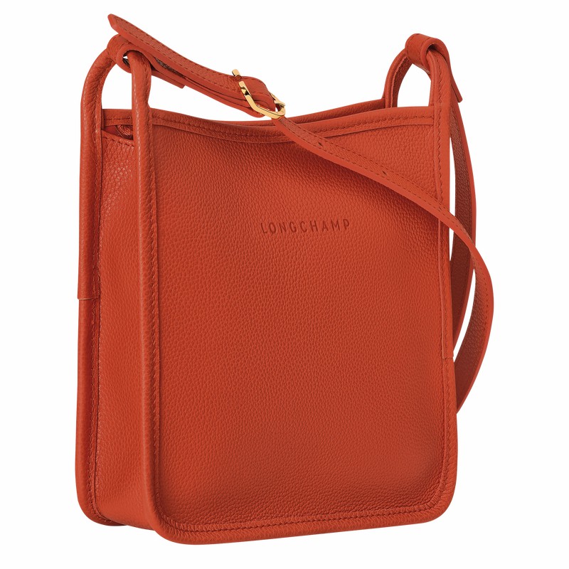 Longchamp Le FOULONNÉ S Crossbody Veske Dame Oransje Norge | 10138021685